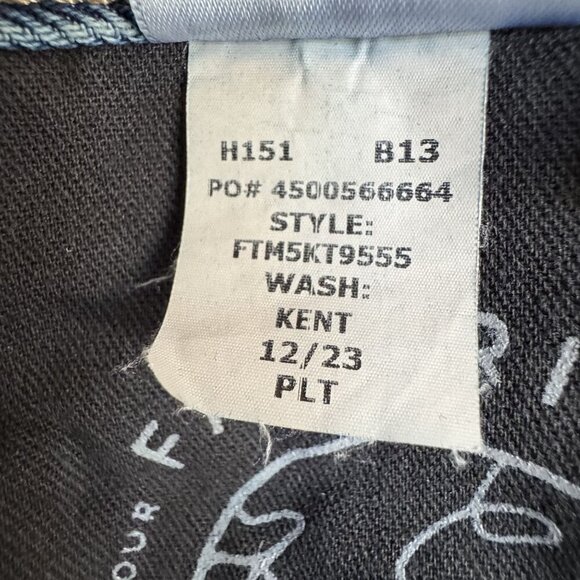 Favorite Daughter The Ollie Low Rise Ultimate Baggy Wide Leg Kent Wash Size 33 - Picture 16 of 17